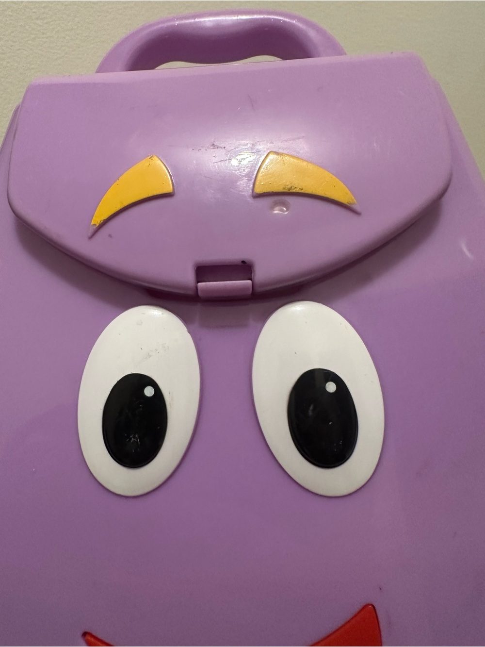 Dora the Explorer Backpack Purple Talking Singing Toy 2002 Mattel No Accessories